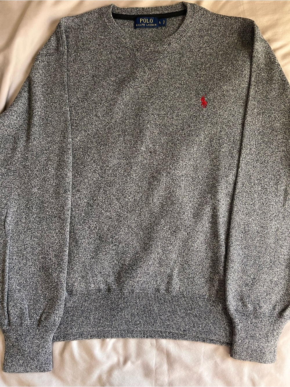 Ralph Lauren Gray Knit Joggers -‎ Heathered Texture